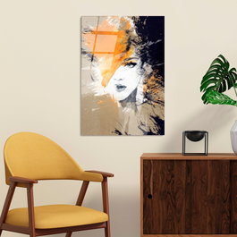 Wallity Cuadro Decorativo de Vidrio Templado Multicolor 50 x 70 cm